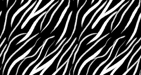 Leopard and zebra pattern design. Textile print pattern.