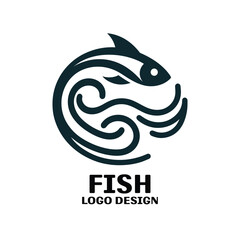 Fish Vector Logo Design