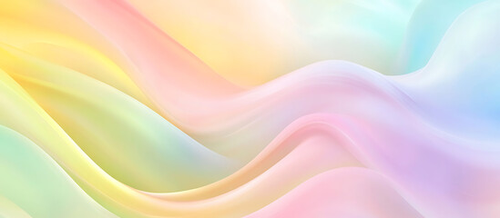 Obraz premium Colorful pastel background with soft shapes and gradients