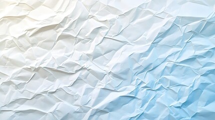 Obraz premium Crinkled paper texture with a pastel color gradient.