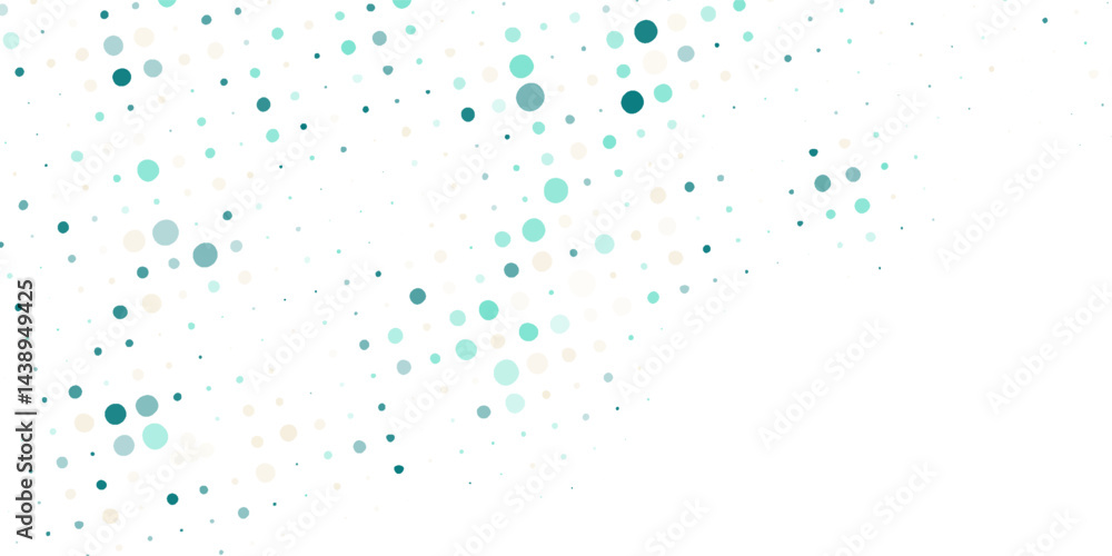 Poster light blue vector layout with circle shapes. blurred decorative design in abstract style with bubble