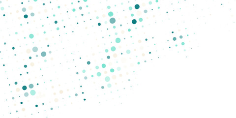 Light BLUE vector layout with circle shapes. Blurred decorative design in abstract style with bubbles. Template for your brand book.