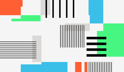 Modern and clean abstract vector background with shapes and lines