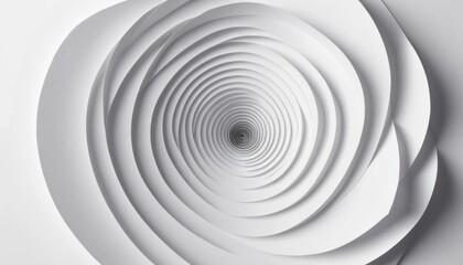 A pattern of circles leads to a point.