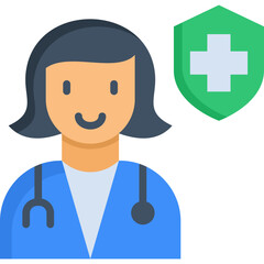 Healthcare Worker Icon