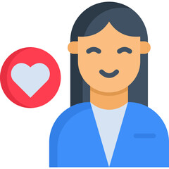 Fototapeta premium Caregiver Icon