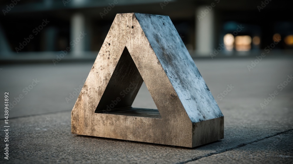 Poster rustic wooden object positioned on the ground representing natural elements and organic design in en