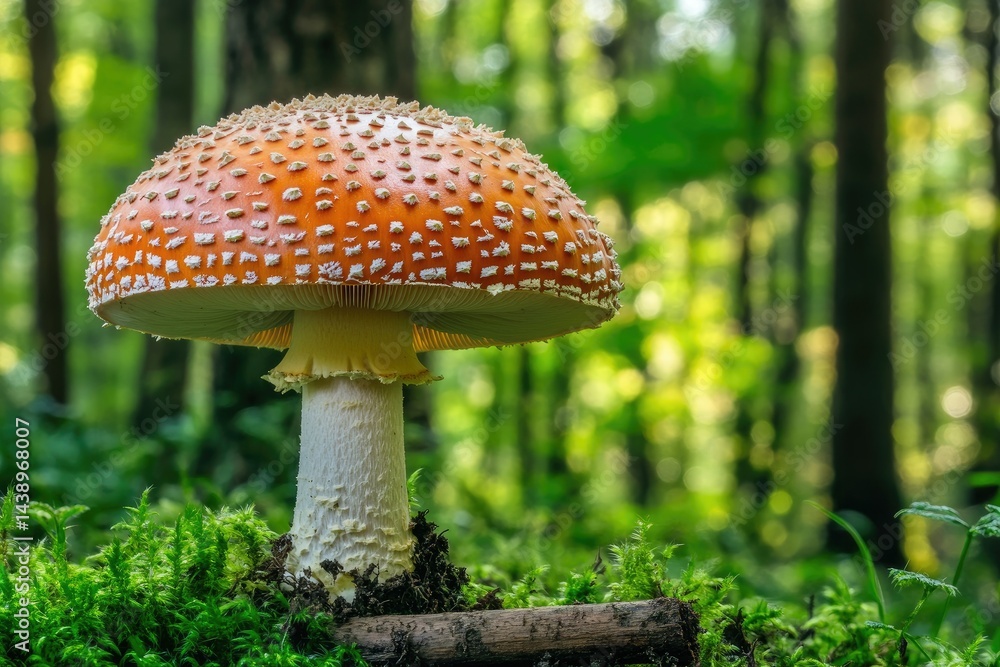 Poster a close-up view of a large mushroom showcasing its intricate gills and textured cap. set against a b