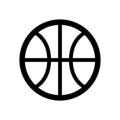 バスケットボール　シンプル　アイコン