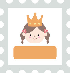 Fototapeta premium 어린이 생일 파티 초대와 선물 일러스트