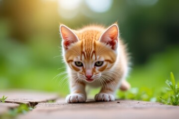 Kitten Adventure in Nature