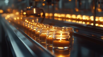 Golden candlelight glow peaceful meditation background