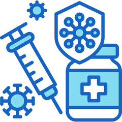 Obraz premium Vaccination Icon