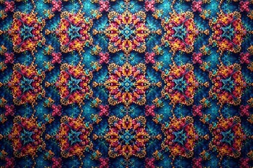 Geometric damask, repeating diamond & latticework, stylish, contemporary