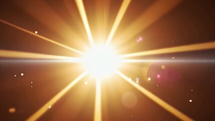 Radiant sunburst shining with vibrant light and warm energy, creating an ethereal atmosphere. - Powered by Adobe