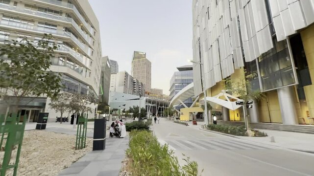 Riyadh Saudi Arabia Abdullah Financial District KAFD business towers, 16 septumber 2025.