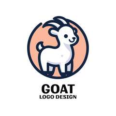 Obraz premium Goat Vector Logo Design