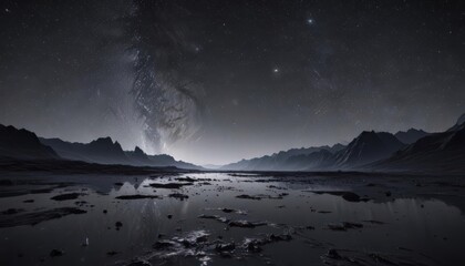 Vast, inky expanse sprinkled with countless stars ,  stargazing,  heavens