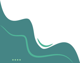 Abstract Wavy Corner