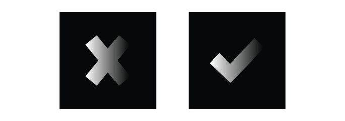 Obraz premium checkbox symbol sign vector illustration.