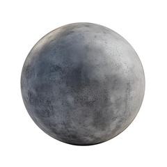 Naklejka premium Large concrete garden sphere isolated on transparent background