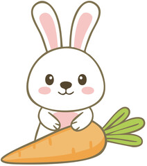 rabbit with carrot