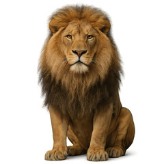 Obraz premium lion isolated on white