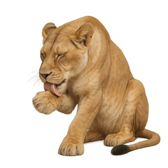 Fototapeta premium lion and lioness