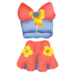 floral children's outfit