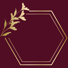 Elegant Floral Wedding Frame Collection. A collection of elegant wedding frames with floral accents, gold ornaments, and pastel watercolor style.