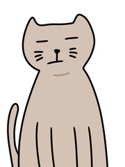 illustration of cartoon cat