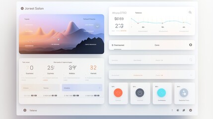 Smart Home Control Dashboard – Intuitive Interface for Environment & Energy Monitoring