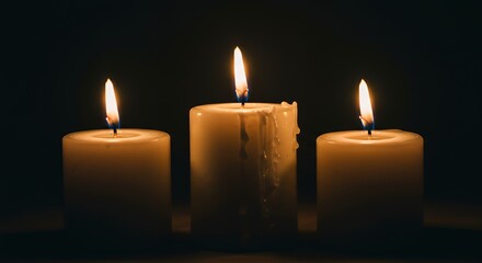 Burning Candles in the Dark