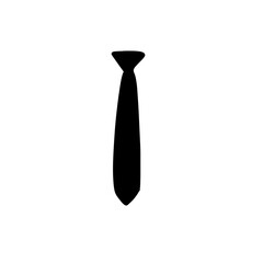Tie silhouette icon