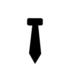 Tie silhouette icon