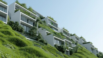 Eco-friendly hillside residential complex