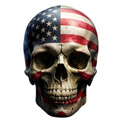American Skull: Patriotism and Mortality Art