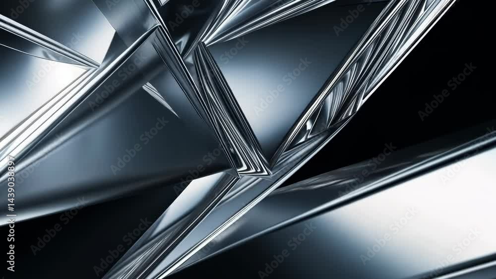 Poster dynamic abstract metallic surfaces shifting patterns in motion