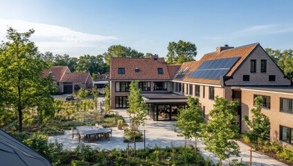 Sustainable Countryside Retreat: Eco-Friendly Farmhouse Hotel in Rural Setting