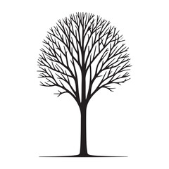 Naklejka premium vector tree silhouette