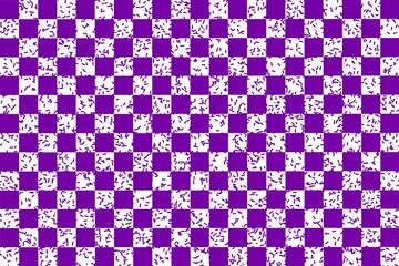 Fototapeta premium Purple and white wallpaper, pattern, gingham, banner, checkers, squares, background, chess, background, fabric, textile, card, template, ornament, texture, plaid, modern design