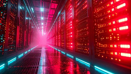 Futuristic servers enable limitless possibilities.  