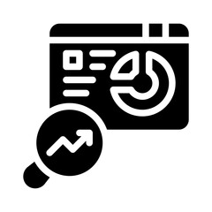 data report glyph icon