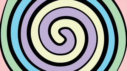 Obraz premium abstract colorful swirl background vector design