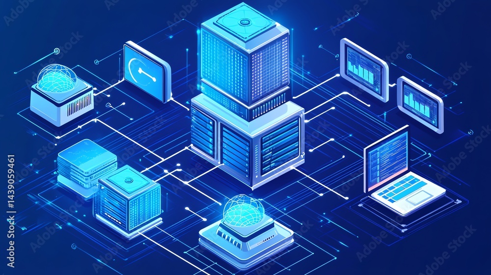 Poster data center network visualization technology