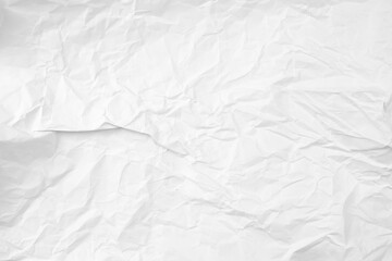 White Paper Texture background. Crumpled white paper abstract shape background with space paper for text