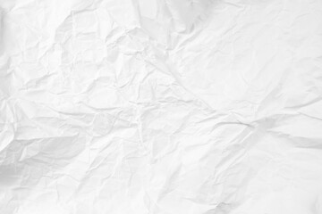 White Paper Texture background. Crumpled white paper abstract shape background with space paper for text