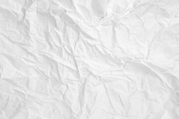 White Paper Texture background. Crumpled white paper abstract shape background with space paper for text