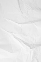 White Paper Texture background. Crumpled white paper abstract shape background with space paper for text