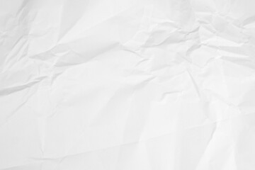 White Paper Texture background. Crumpled white paper abstract shape background with space paper for text